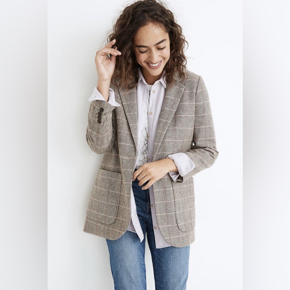 Madewell tweed blazer, women’s size small, wool
